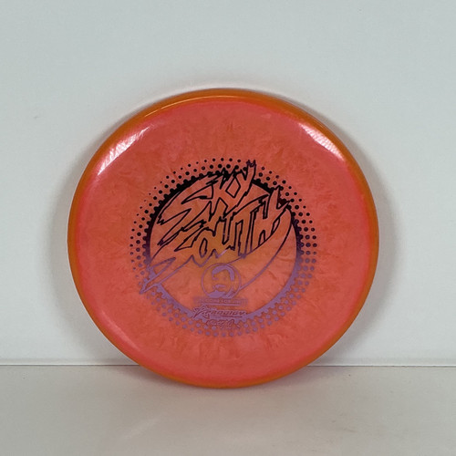 Vist Large View of Product Image Which is Used Prodigy Disc Sky South Putter