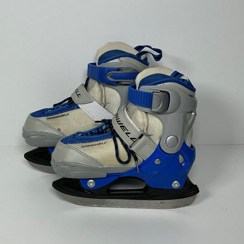 Vist Large View of Product Image Which is Used WinnWell Softboot Skate Adjustable 12-2