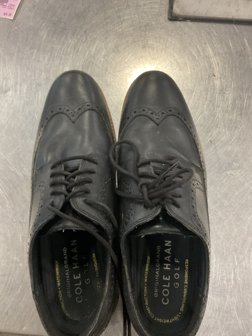 Vist Large View of Product Image Which is Used COLE HAAN GOLF SHOE Mens Golf Shoes Black Senior 10