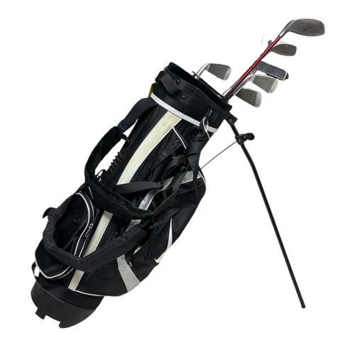 Vist Large View of Product Image Which is Used LION KING Jr Golf Package Set Right Hand Red 7 Piece