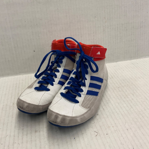 Vist Large View of Product Image Which is Used Adidas Wrestling Shoes White Junior 04