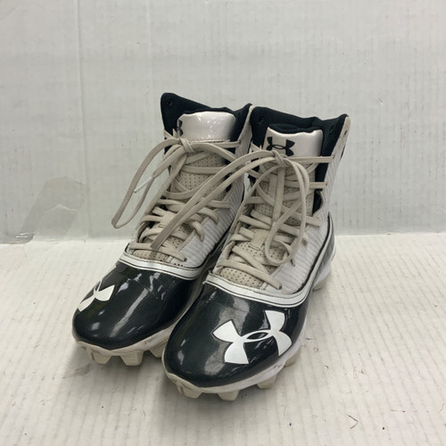 Vist Large View of Product Image Which is Used Under Armour Jr FB Cleats White Junior 04