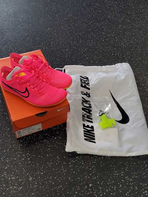 Vist Large View of Product Image Which is Used Nike Track & Field Cleats Adult Pink Senior 5