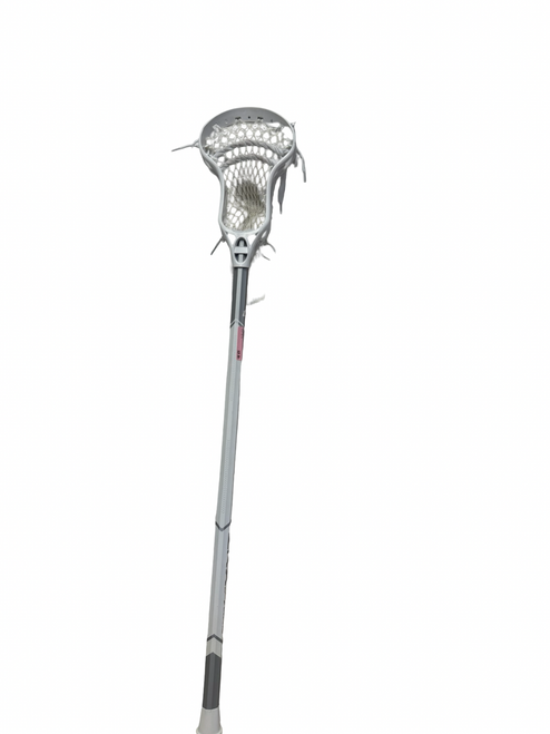 Vist Large View of Product Image Which is Used Champro LRX7 Complete Lacrosse Stick White 40"