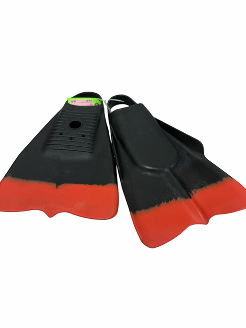 Vist Large View of Product Image Which is Used DaFin Pro Model Swim Fins Red And Black Bodyboard Fins SM 5-6