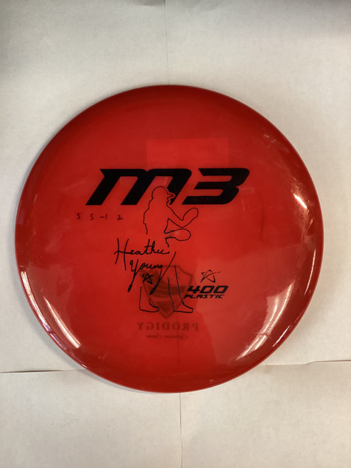 Vist Large View of Product Image Which is Used Prodigy M3 400 PLASTIC Disc Golf Mid Range Red