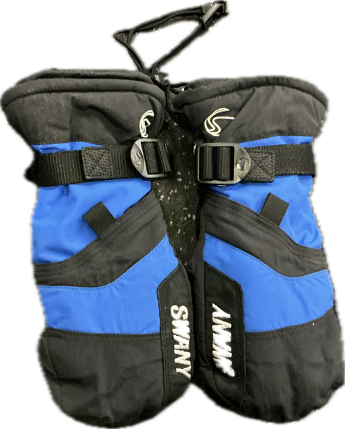 Vist Large View of Product Image Which is Used Outerwear Boys Gloves Black And Royal Blue MD