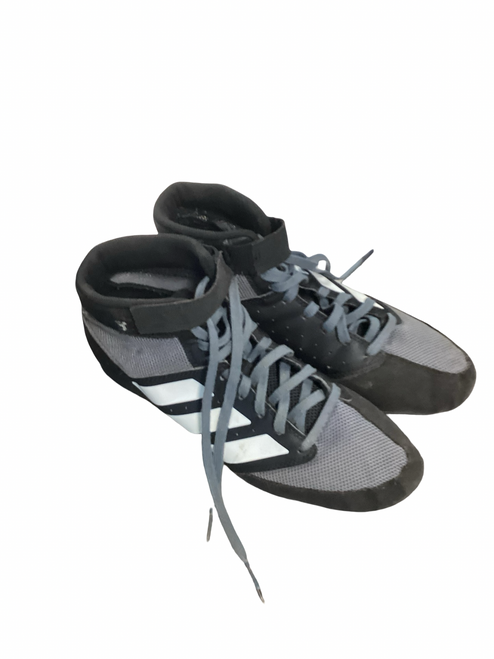 Vist Large View of Product Image Which is Used Adidas Wrestling Shoes Black Senior 9.5