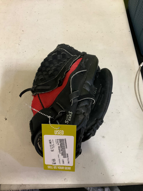 Vist Large View of Product Image Which is Used Mizuno PROSPECT BB/SB Glove RH Throw Black 11 1/2"