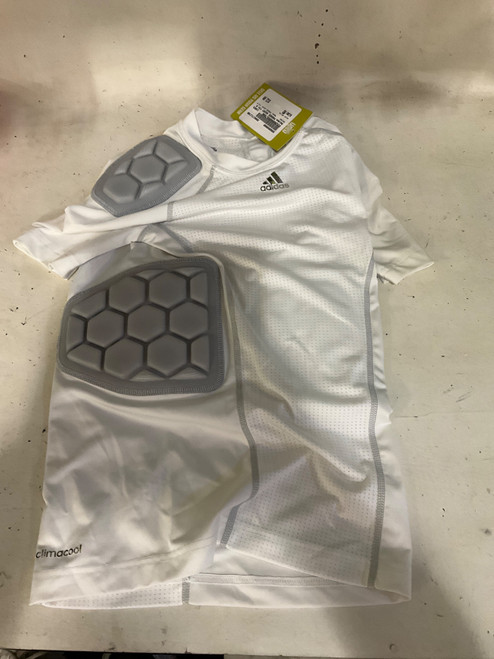 Vist Large View of Product Image Which is Used Adidas PADDED SHIRT YTH M FB Top Youth White MD