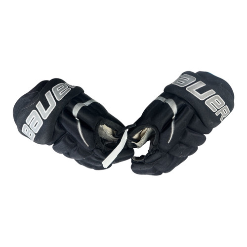 Vist Large View of Product Image Which is Used Bauer PRODIGY Youth Gloves Black 8"