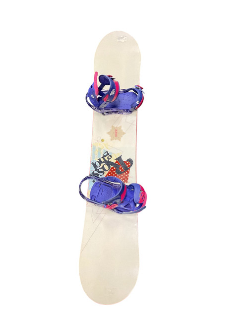 Vist Large View of Product Image Which is Used Rossignol DAKINE Womens Board/Bindings White 142 cm