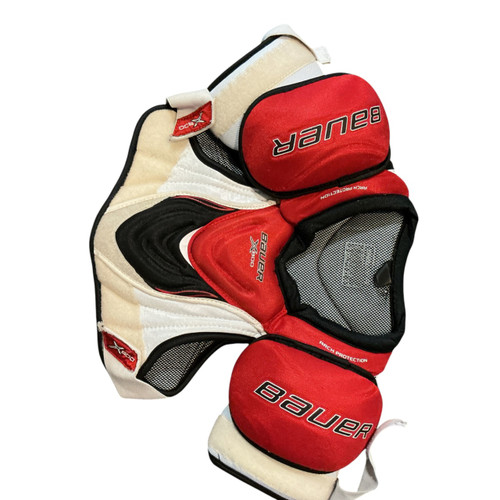 Vist Large View of Product Image Which is Used Bauer VAPOR X800 JR SHOULDER Junior Shoulder Pads MD