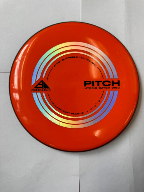 Vist Large View of Product Image Which is Used Axiom PITCH Disc Golf Putter Orange 164g