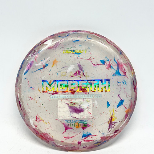 Vist Large View of Product Image Which is Used Discraft TOUR SERIES MCBETH KRATOS Disc Golf Putter Clear 174g