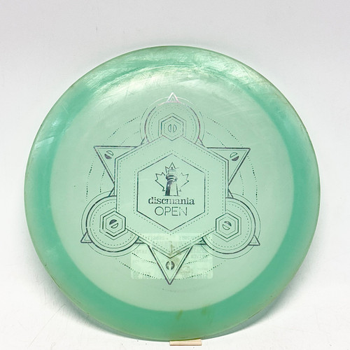 Vist Large View of Product Image Which is Used Discmania COLOR GLOW C LINE FD3 Disc Golf Driver Teal 176g