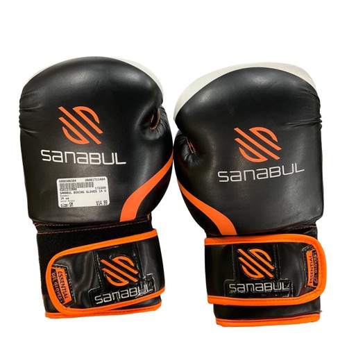 Vist Large View of Product Image Which is Used Sanabul Boxing Gloves Black SM