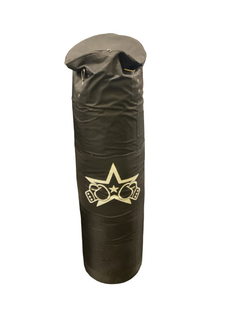 Vist Large View of Product Image Which is Used BLACK STARTER PUNCHING BAG W/GLOVES Boxing Heavy Bag Black 40 lb