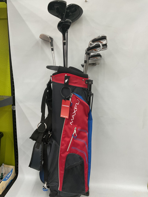 Vist Large View of Product Image Which is Used Maxfli MAXFLI VARSITY JUNIOR SET Jr Package Set LH Black 9 Piece