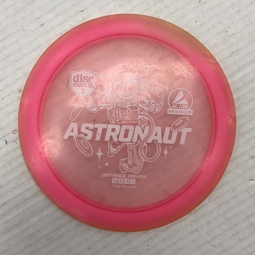 Vist Large View of Product Image Which is Used Discmania ACTIVE PREMIUM ASTRONAUT Disc Golf Driver Pink 171g