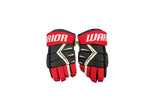 Vist Large View of Product Image Which is Used Warrior ALPHA DX5 Senior Gloves Black And Red 13"
