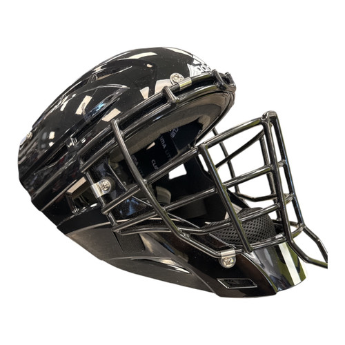 Vist Large View of Product Image Which is Used Adidas HOCKEY Catchers Helmet w/Mask Black SM
