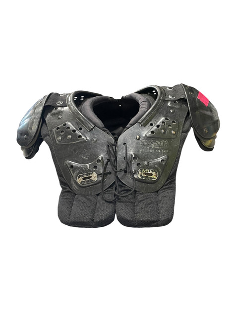 Vist Large View of Product Image Which is Used Schutt Y FLEX FB Shoulder Pads Black MD