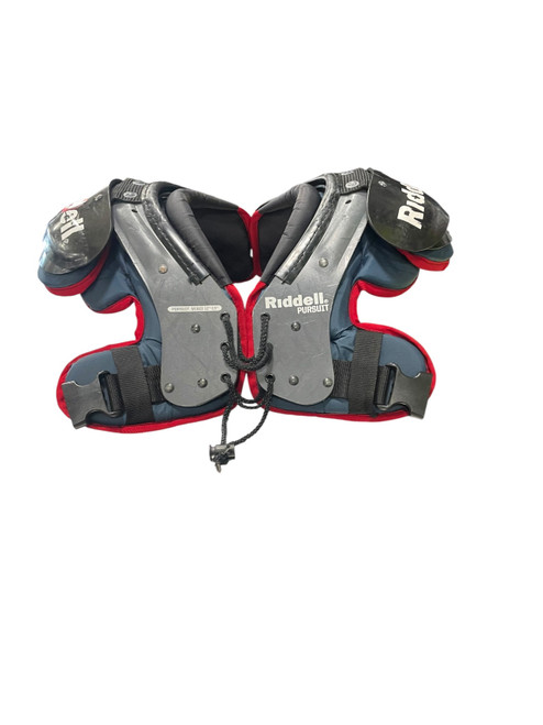 Vist Large View of Product Image Which is Used Riddell PURSUIT FB Shoulder Pads Black MD