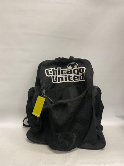 Vist Large View of Product Image Which is Used Soccer Player Sackpack Black