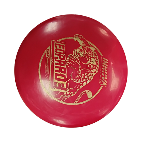 Vist Large View of Product Image Which is Used Innova STAR LEOPARD3 Disc Golf Driver Red 173g