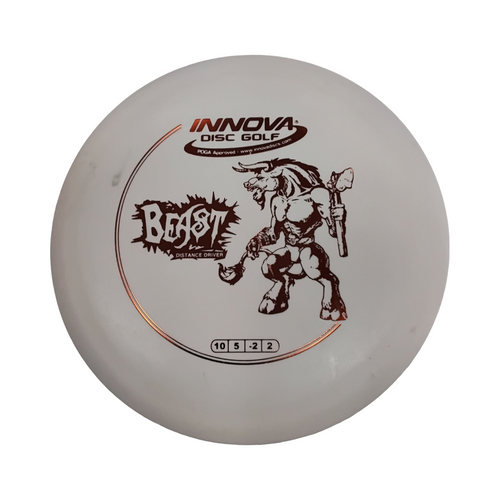 Vist Large View of Product Image Which is Used Innova BEAST Disc Golf Driver White 166g