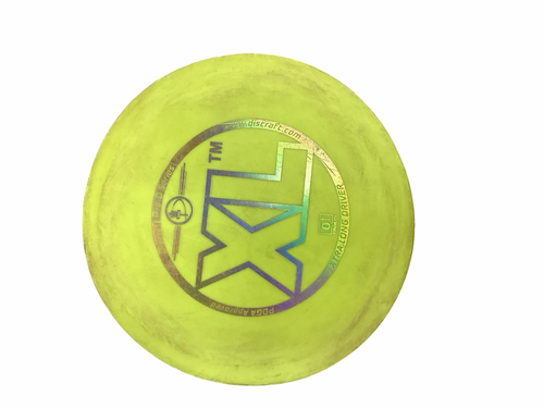 Vist Large View of Product Image Which is Used Discraft XL Disc Golf Driver Yellow