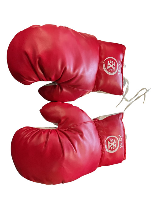 Vist Large View of Product Image Which is Used Boxing Gloves Red LG