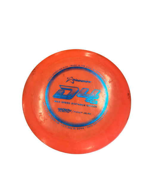 Vist Large View of Product Image Which is Used Prodigy D4 Disc Golf Driver Orange