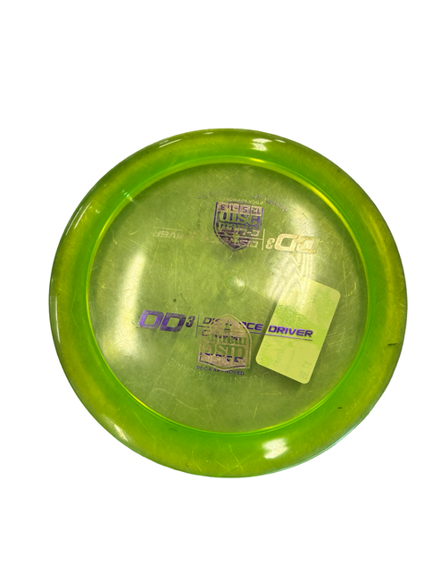 Vist Large View of Product Image Which is Used Discmania DD3 Disc Golf Driver Yellow