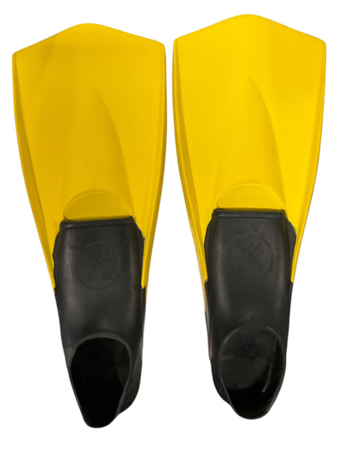 Vist Large View of Product Image Which is Used TYR Underwater Fins Yellow S/M