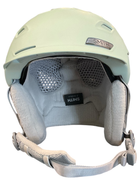 Vist Large View of Product Image Which is Used Smith VANTAGE MIPS Snowsport Helmet Youth Turquoise SM