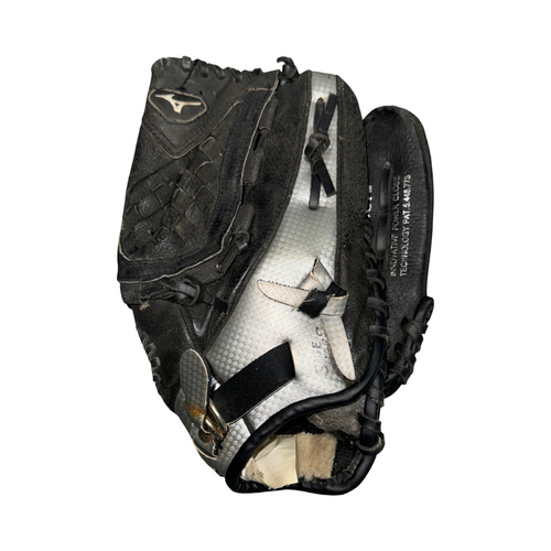 Vist Large View of Product Image Which is Used Mizuno GLOVE BB/SB Glove RH Throw Black 10 3/4"