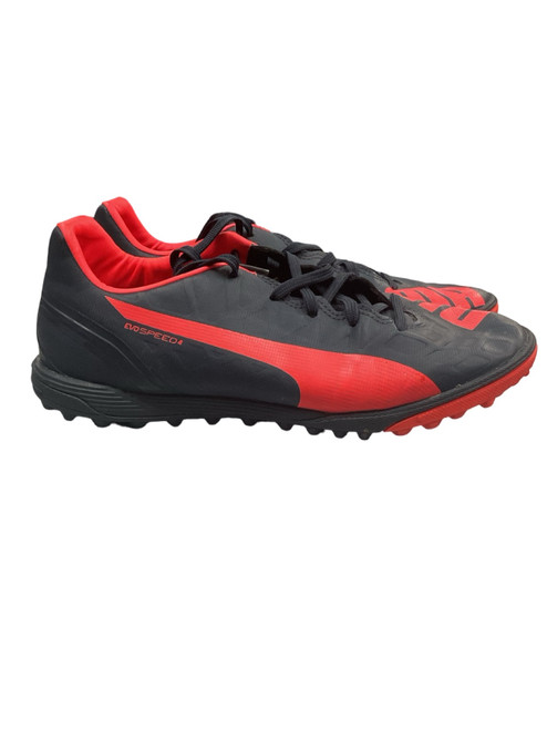 Vist Large View of Product Image Which is Used Puma 103274-02 Soccer Turf Shoes Navy Blue Senior 7