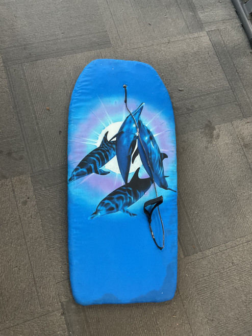 Vist Large View of Product Image Which is Used BOOGIE BOARD FISH Body Board Royal Blue 52"