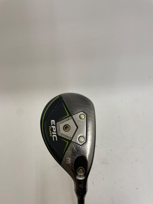 Vist Large View of Product Image Which is Used Callaway EPIC FLASH Mens Hybrid Club RH 3 Hybrid