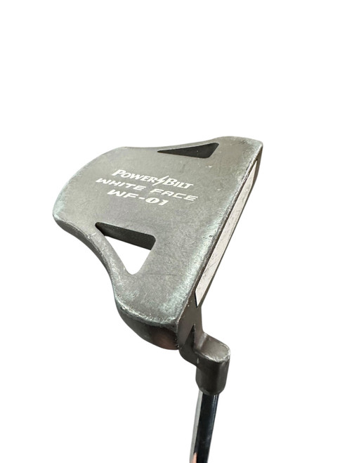 Vist Large View of Product Image Which is Used Powerbilt WHITE FACE WF-01 Mens Putter RH