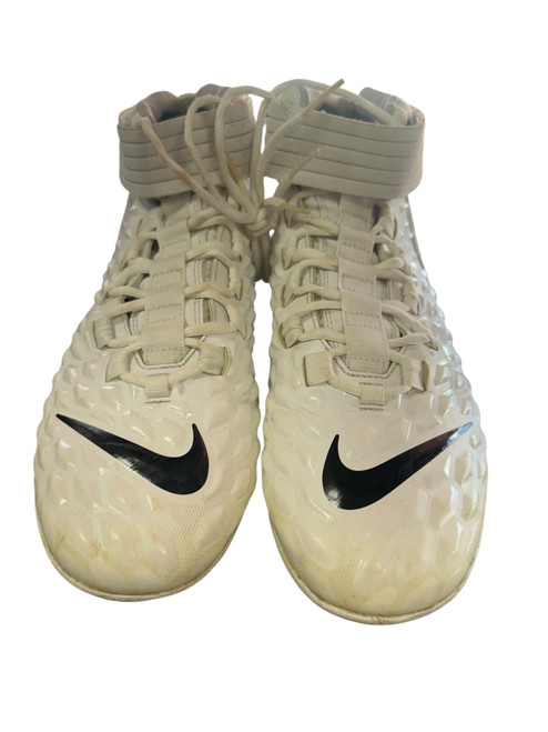 Vist Large View of Product Image Which is Used Nike Adult FB Cleats White Senior 12