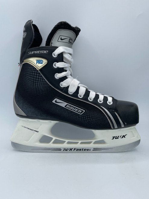 Vist Large View of Product Image Which is Used Bauer SUPREME PRO Senior Hockey Skate Senior 9