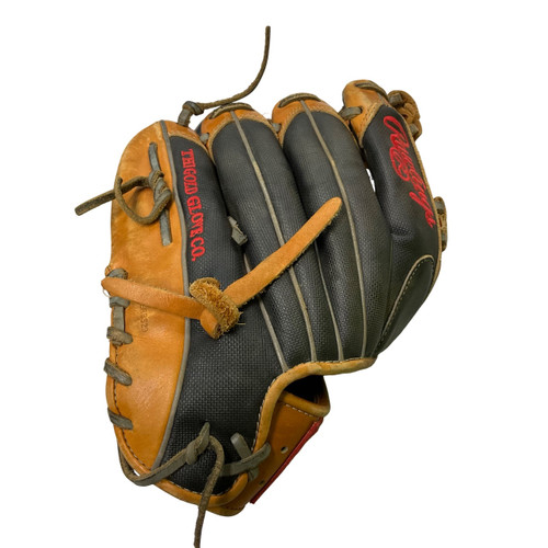 Vist Large View of Product Image Which is Used Rawlings HOH PRO204-2TSS BB/SB Glove RH Throw Brown 11 1/2"