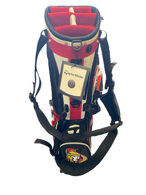 Vist Large View of Product Image Which is Used Taylormade SENS Mens Cart Bag Red