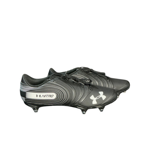 Vist Large View of Product Image Which is Used Under Armour LAX Cleats Mens Black Senior 12.5