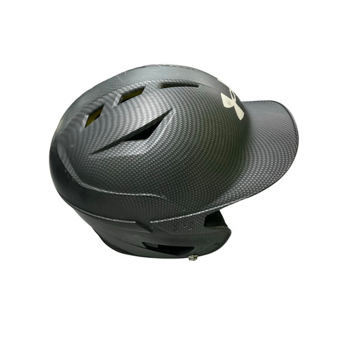 Vist Large View of Product Image Which is Used Under Armour BASEBALL BATTING HELMET Batting Helmet No Mask Black S/M