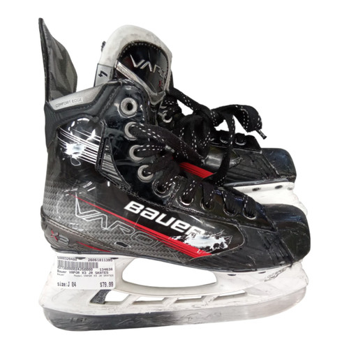 Vist Large View of Product Image Which is Used Bauer VAPOR X3 JR SKATES Junior Hockey Skate Junior 04