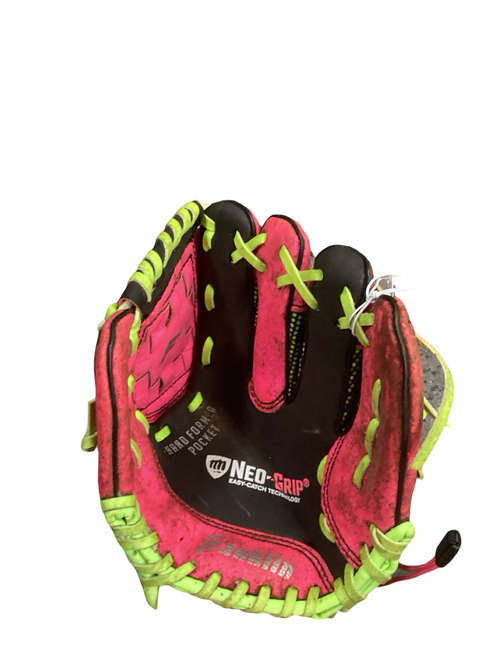 Vist Large View of Product Image Which is Used Franklin NEO-GRIP BB/SB Glove RH Throw Pink 9"